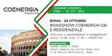 Roadshow Coenergia il 29.10.2026 a Roma
