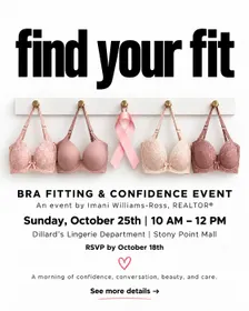 Find Your Fit: Bra Fitting & Confidence Event
