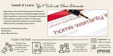 Home Warranty 101- Lunch and Learn for Realtors