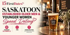 Saskatoon Established Older Men & Younger Women Speed Dating