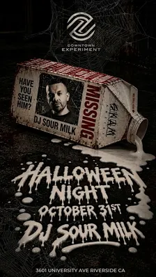Halloween Night at Downtown Experiment with DJ Sour Milk