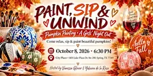 Sip & Paint ( Pumpkin edition) A night Girls Out!