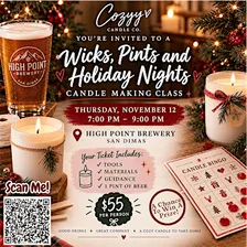 Wicks, Pints, & Holiday Nights