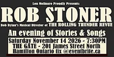 An Evening w ROB STONER (Bob Dylan's Rolling Thunder Revue)