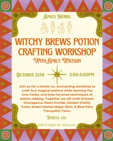 Witchy Brews Potion Crafting Workshop with Emily Watson