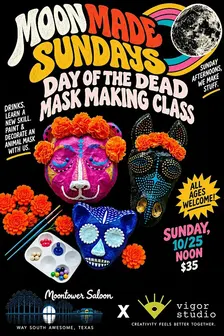 Moon Made Sundays: Day of the Dead Mask Making