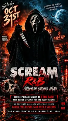 SCREAM R&B HALLOWEEN COSTUME AFFAIR