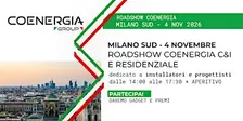 Roadshow Coenergia il 4.11.2026 a Milano SUD