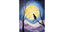 Moonlit Meow - Paint and Sip in Chicago | Classpop!™