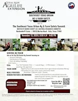 Vendor Opportunity - 2026 Southeast Texas Urban Ag & Farm Safety Summit