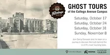 Ghost Tours of The College Avenue Campus