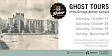 Ghost Tours of The College Avenue Campus