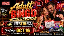 Adult Bingo Night at Wolfies Backyard