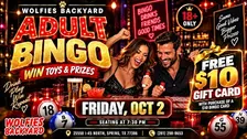 Adult Bingo Night at Wolfies Backyard