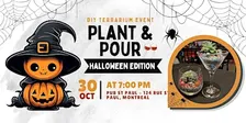 Plant and Pour | Wine Glass Terrarium Event in MTL (Halloween Edition)