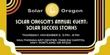 Solar Oregon's Annual Celebration - 2026