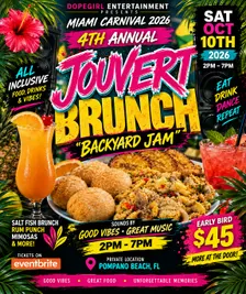 Miami Carnival - Jouvert Brunch
