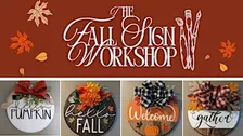 Fall Decor Sign Workshop