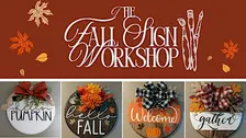 Fall Decor Sign Workshop