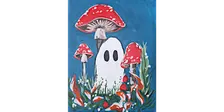 Ghost Among the Mushrooms - Paint and Sip in Indianapolis | Classpop!™