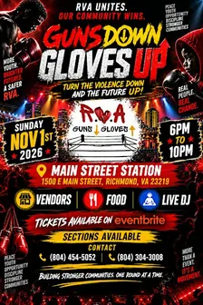 RVA Guns Down Gloves Up