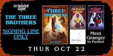 Granger Signing Line for THE THREE BROTHERS