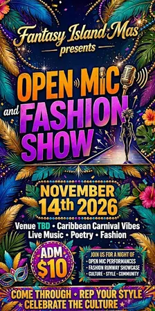 Open Mic & Fashion Show