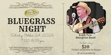 Bluegrass Night with Keith Tew Bluegrass Band