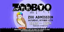Zoo Boo 2026 (Zoo Only) Saturday Oct 17th 11am-12noon