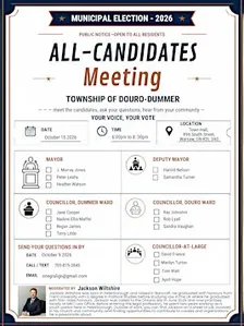 Douro-Dummer All-Candidates Meeting: One Election. More Than One Conversati