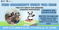Free Community Event for Kids! Meet Pete the Panda and Friends