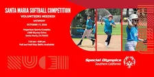 2026 Special Olympics Santa Maria Softball Competition