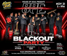 BLACKOUT Party with Blacc Print