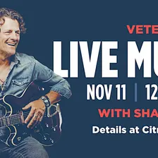 FREE Live Music for Veterans Day Weekend at Citrus Plaza.