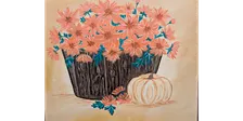 Cozy Fall Blooms - Paint and Sip in Chicago | Classpop!™