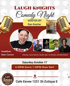 LAUGH KNIGHTS COMEDY PRESENTS: OCTOBER EDITION WITH SEAN CARSON