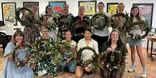 Christmas wreath workshop
