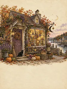Visit the Bewitched Cottage at Lavender Fields