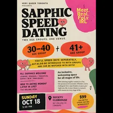 Sapphic Speeddating: 30-40 & 41+