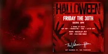 Halloween Friday the 30th at The Valencia Room
