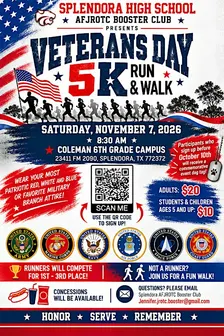 Splendora AFJROTC Veterans Day 5k
