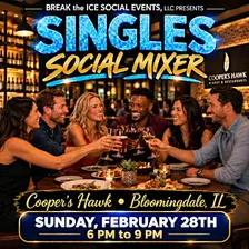 Singles Social Mixer Bloomingdale, IL Cooper's Hawk