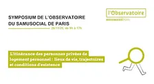 Symposium de l’Observatoire du Samusocial de Paris