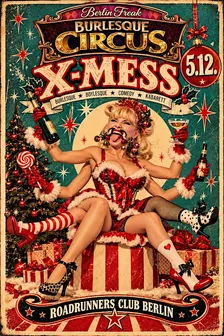 BERLIN FREAK BURLESQUE CIRCUS Xmess is back