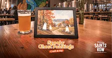 Spooky Ghost Paintings - Craft & Sip at Saints Row Brewing