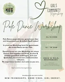 Pole Dance Workshop x Girls Community Regensburg ✨