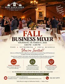 Ruby Ranch Lodge Hosts Fall Business Mixer