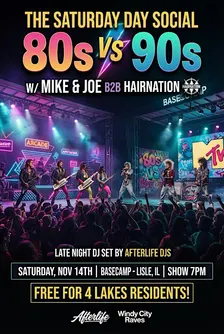 The Saturday Social 80s vs 90s with Mike & Joe vs Hairnation