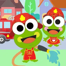 Fire Engine Visit at sweetFrog  Hampton