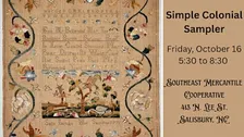 Simple Colonial Sampler